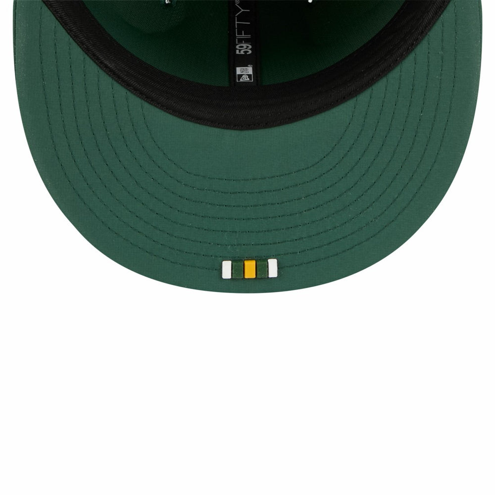 Green Bay Packers New Era 2025 Sideline 59FIFTY Fitted Hat Green