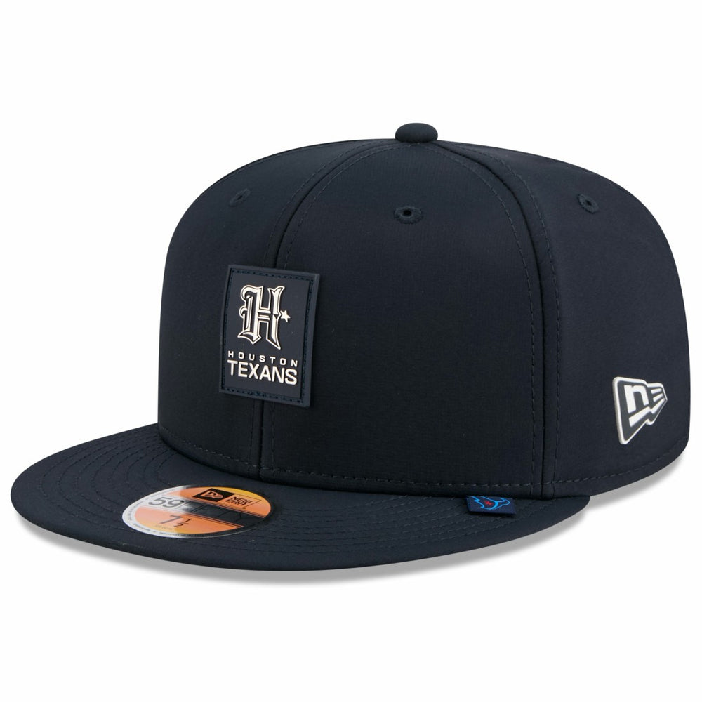 Houston Texans New Era 2025 Sideline H-Town 59FIFTY Fitted Hat Navy