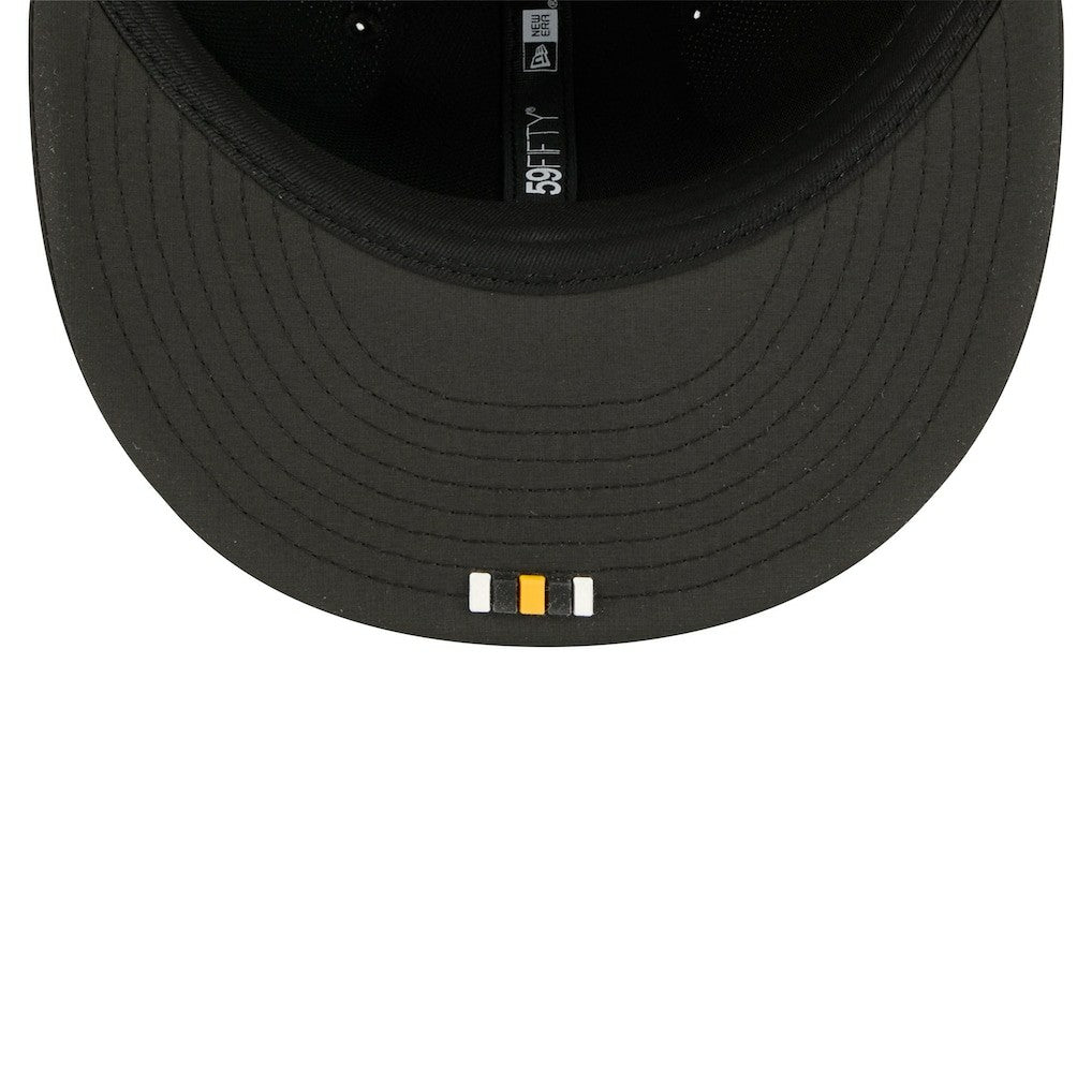 Pittsburgh Steelers New Era 2025 Sideline 59FIFTY Fitted Hat Black