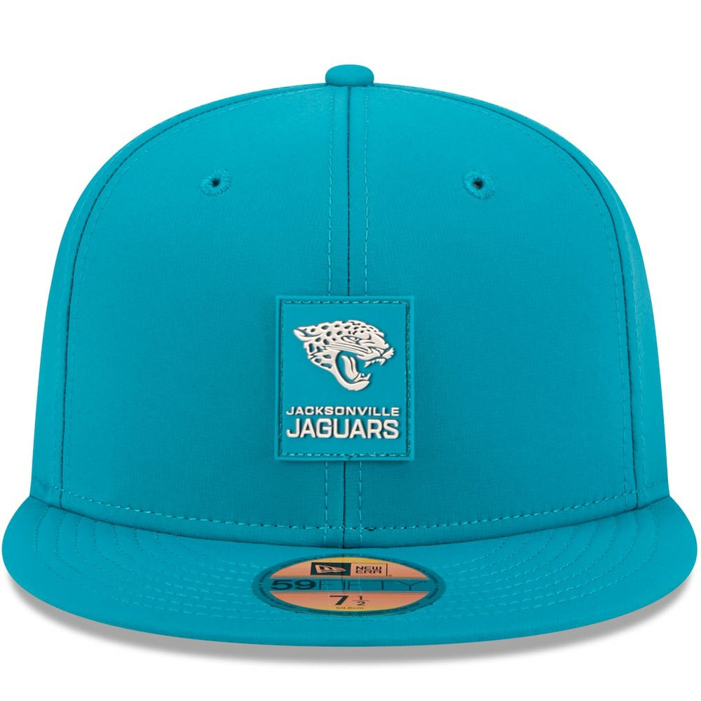 Jacksonville Jaguars New Era 2025 Sideline 59FIFTY Fitted Hat Teal