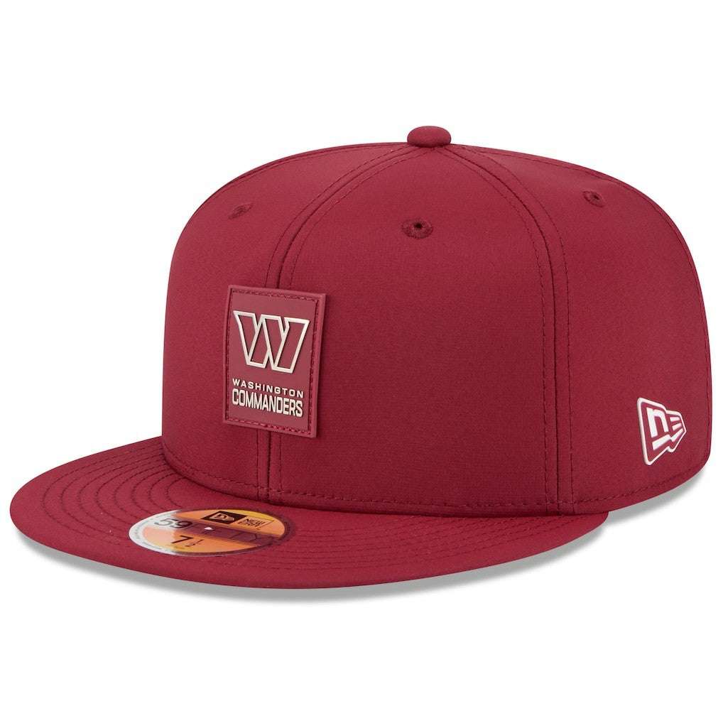 Washington Commanders New Era 2025 Sideline 59FIFTY Fitted Hat Burgundy