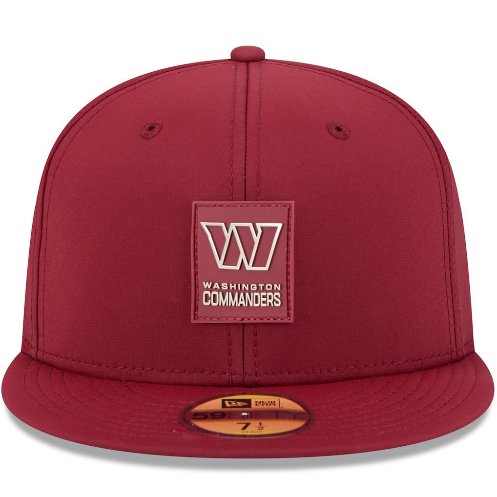 Washington Commanders New Era 2025 Sideline 59FIFTY Fitted Hat Burgundy