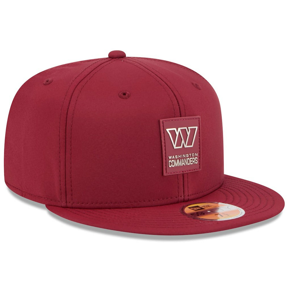 Washington Commanders New Era 2025 Sideline 59FIFTY Fitted Hat Burgundy