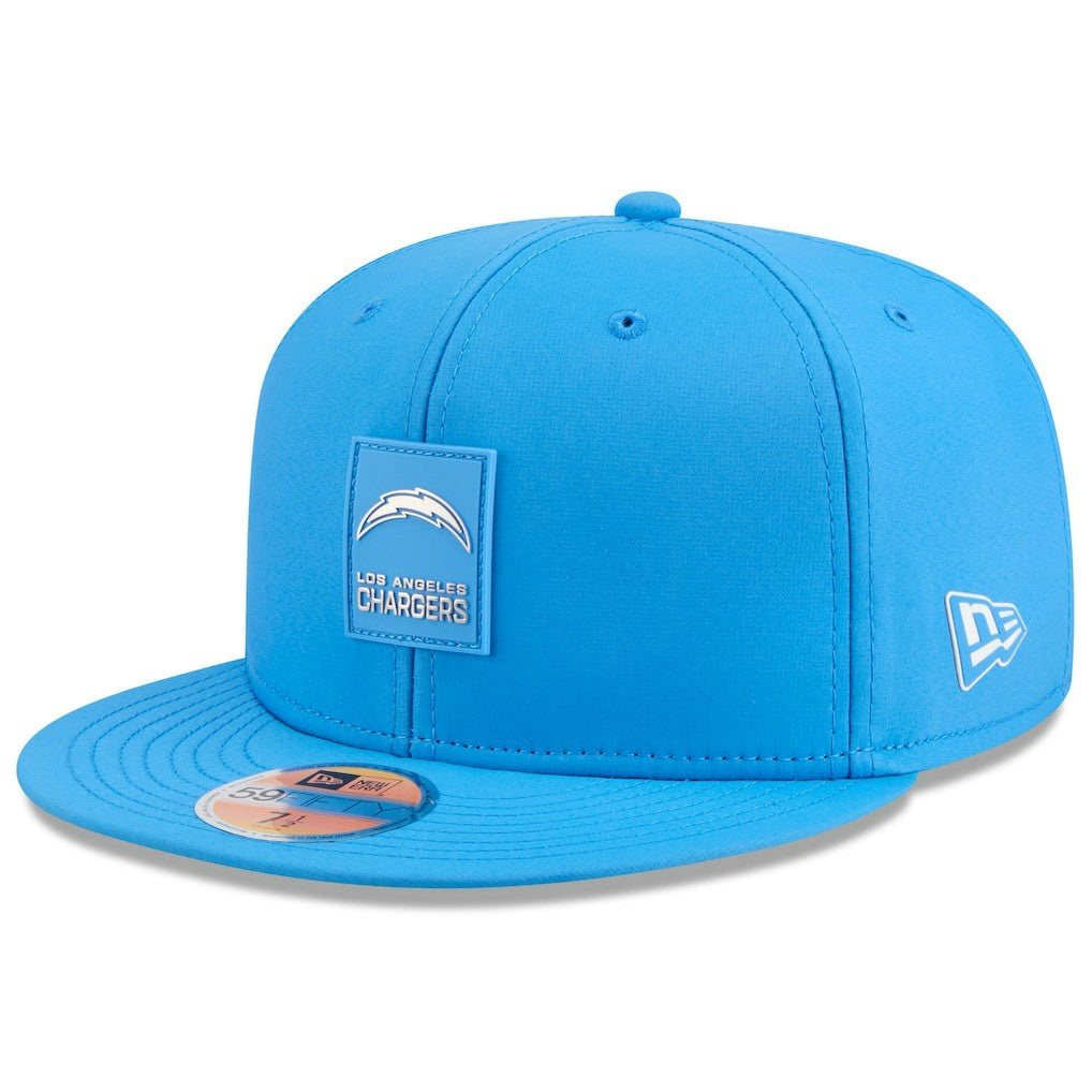 Los Angeles Chargers New Era 2025 Sideline 59FIFTY Fitted Hat Powder Blue