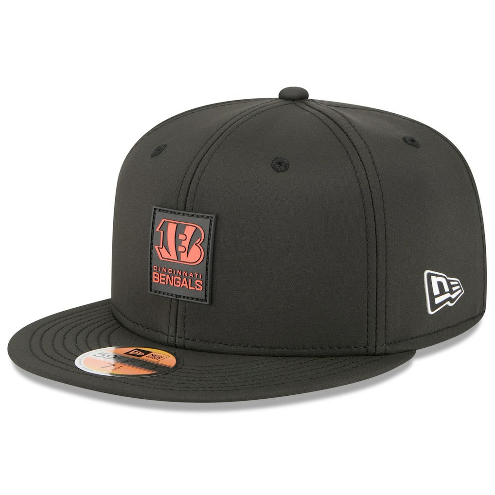 Cincinnati Bengals New Era 2025 Sideline 59FIFTY Fitted Hat Black