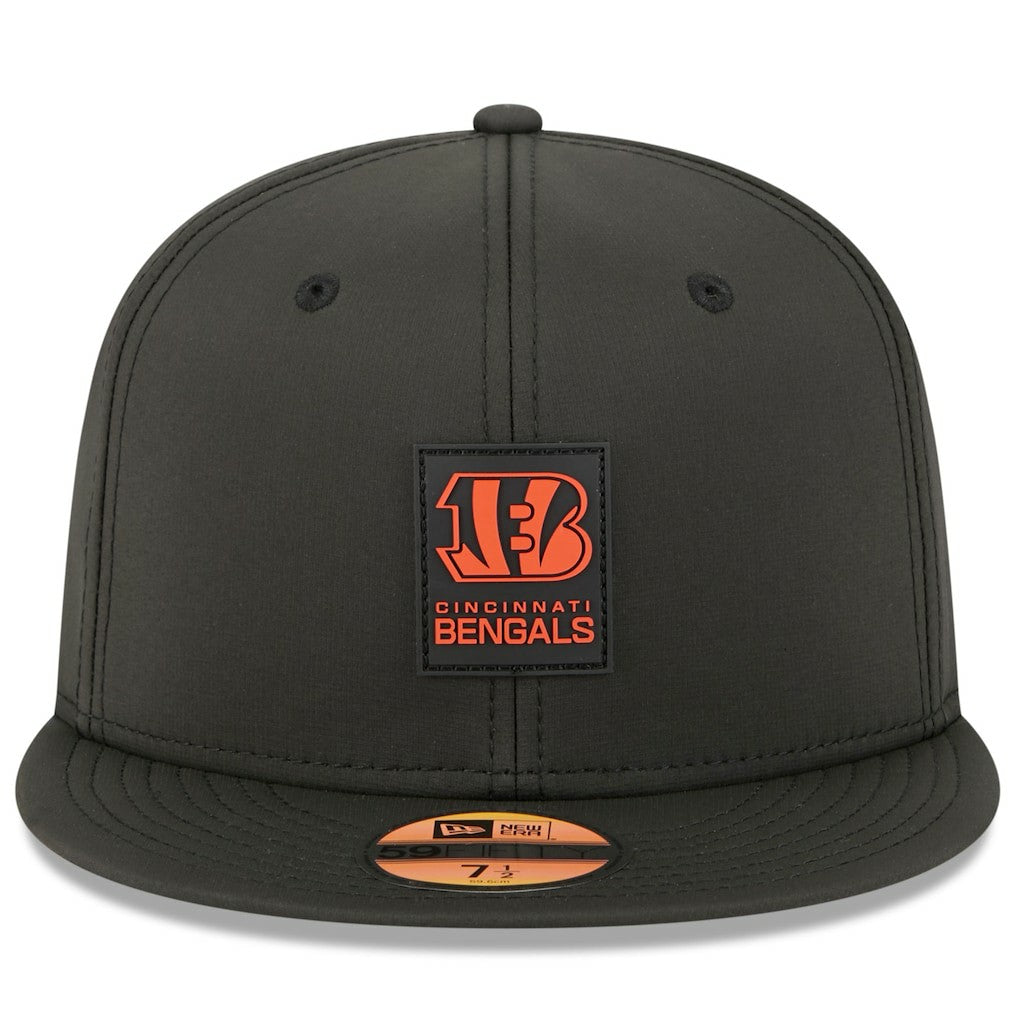 Cincinnati Bengals New Era 2025 Sideline 59FIFTY Fitted Hat Black