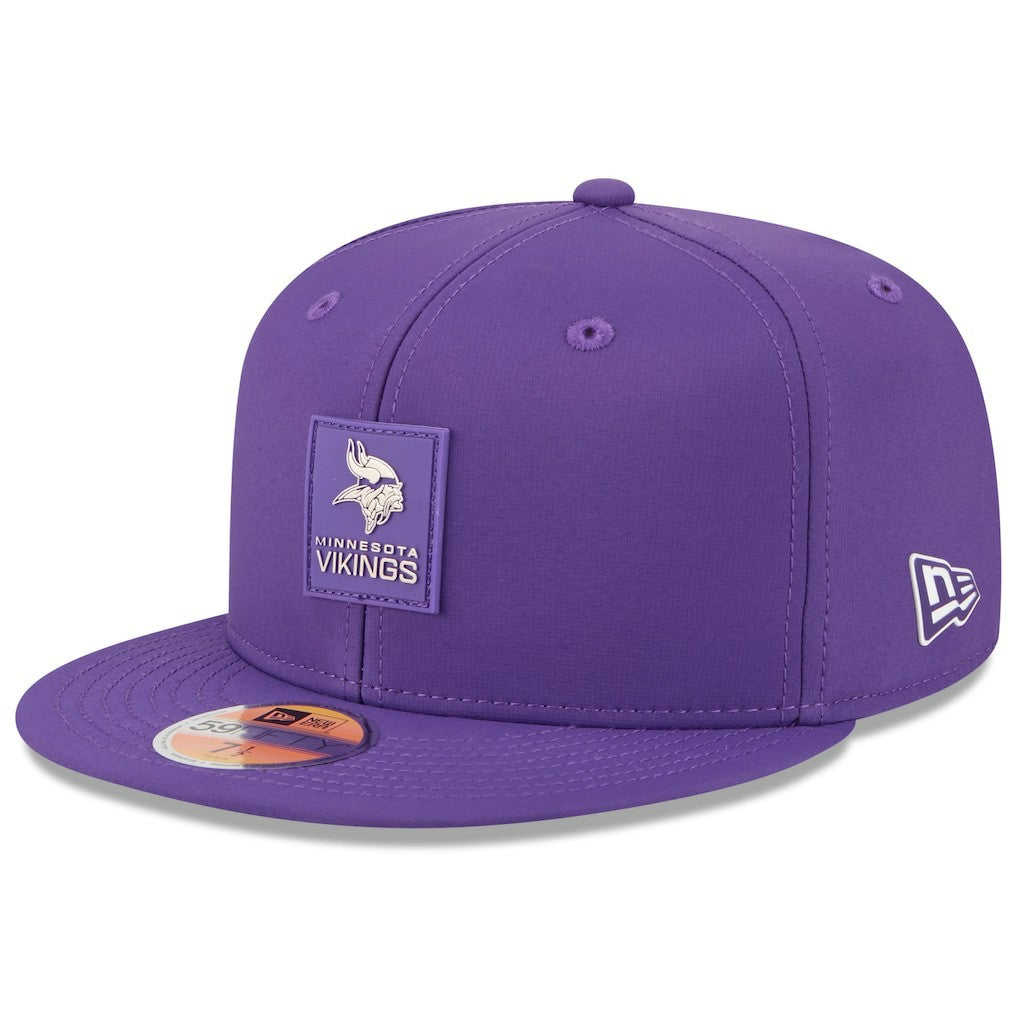Minnesota Vikings New Era 2025 Sideline 59FIFTY Fitted Hat Purple