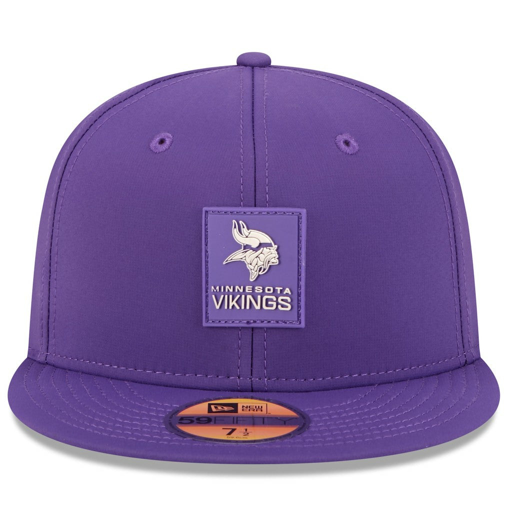 Minnesota Vikings New Era 2025 Sideline 59FIFTY Fitted Hat Purple