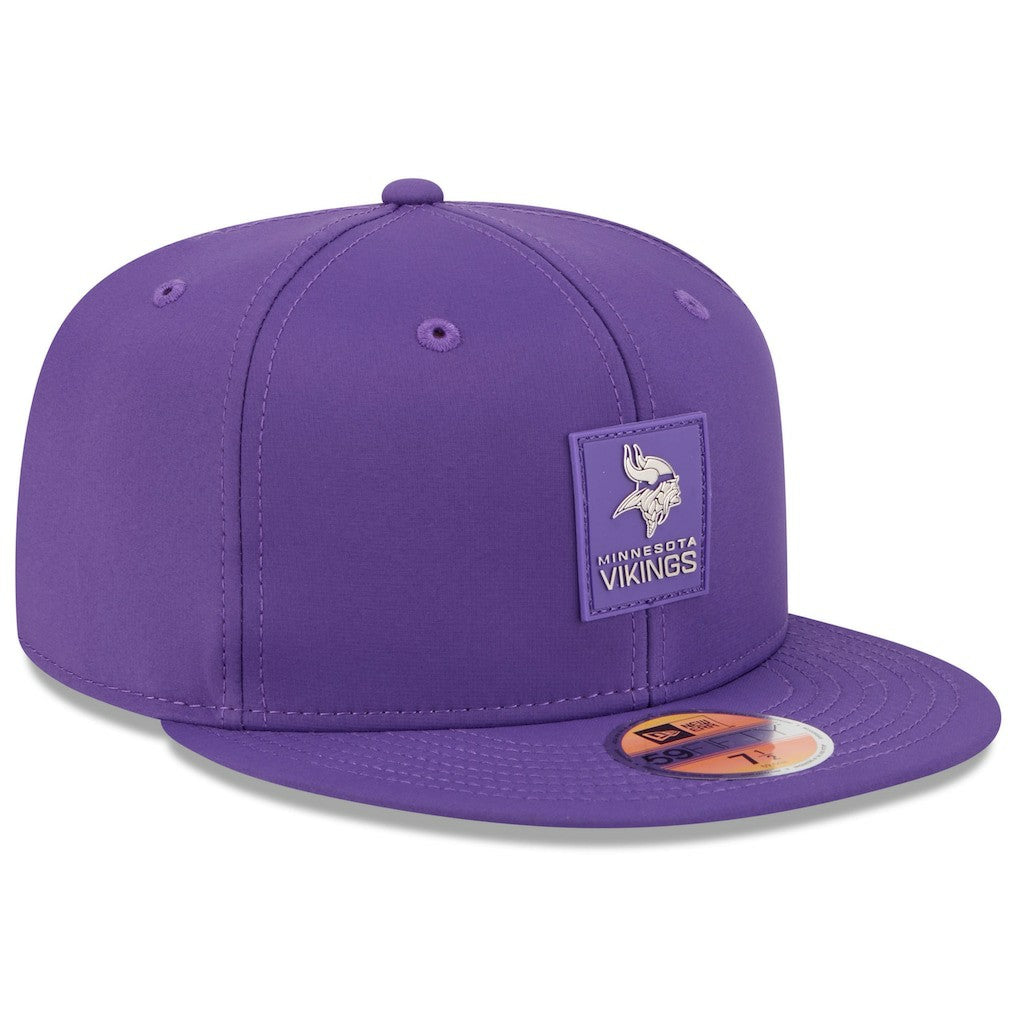 Minnesota Vikings New Era 2025 Sideline 59FIFTY Fitted Hat Purple