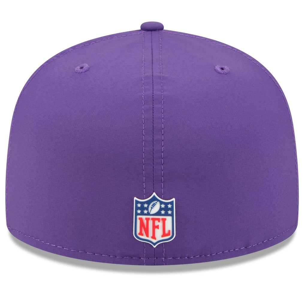 Minnesota Vikings New Era 2025 Sideline 59FIFTY Fitted Hat Purple