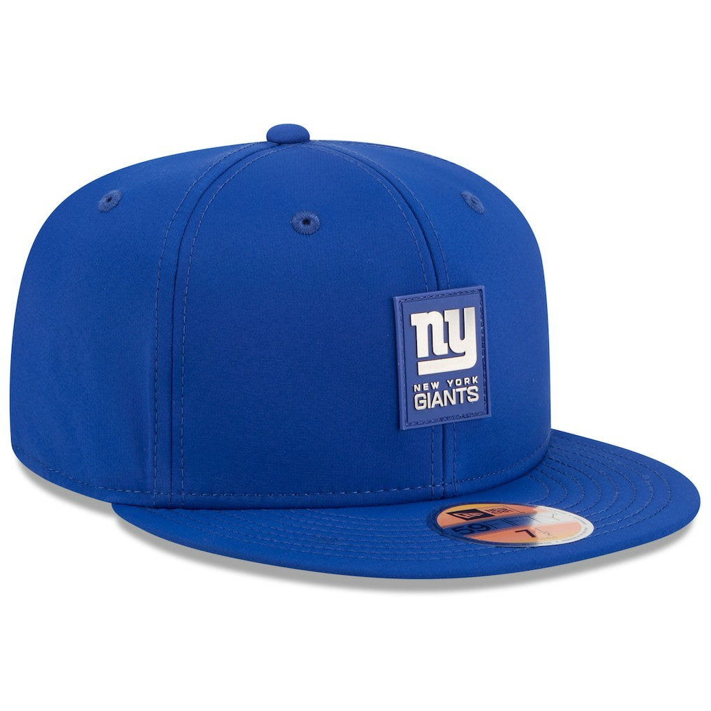 New York Giants New Era 2025 Sideline 59FIFTY Fitted Hat Royal