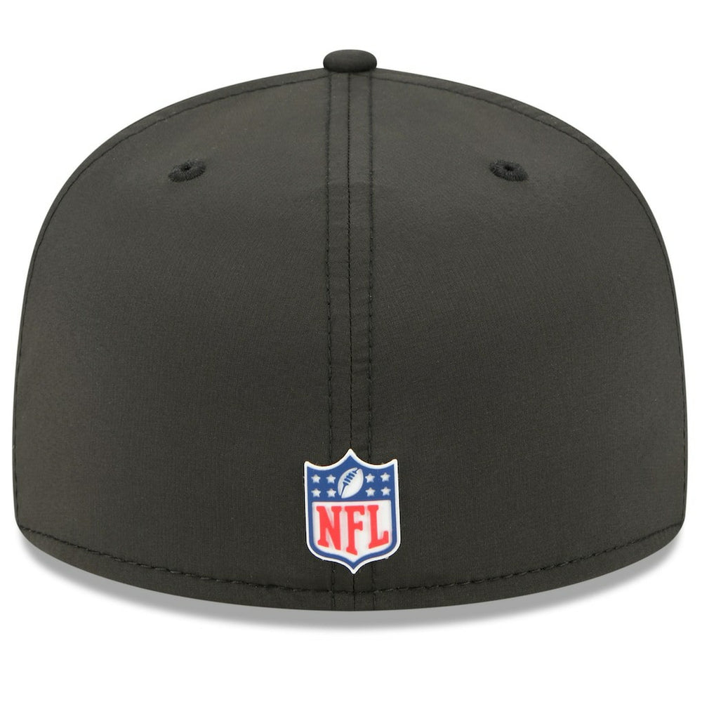 Atlanta Falcons New Era 2025 Sideline 59FIFTY Fitted Hat Black