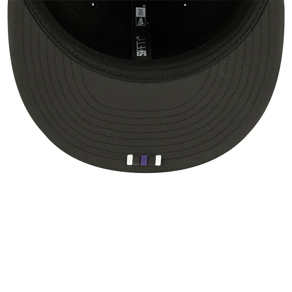 Baltimore Ravens New Era 2025 Sideline 59FIFTY Fitted Hat Black