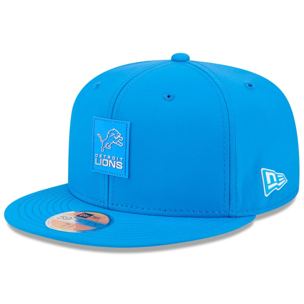 Detroit Lions New Era 2025 Sideline 59FIFTY Fitted Hat Blue