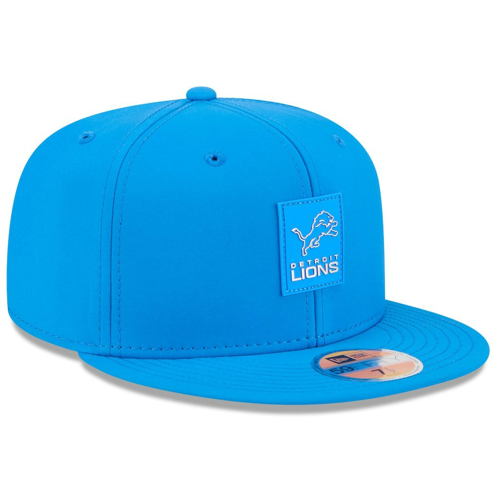 Detroit Lions New Era 2025 Sideline 59FIFTY Fitted Hat Blue