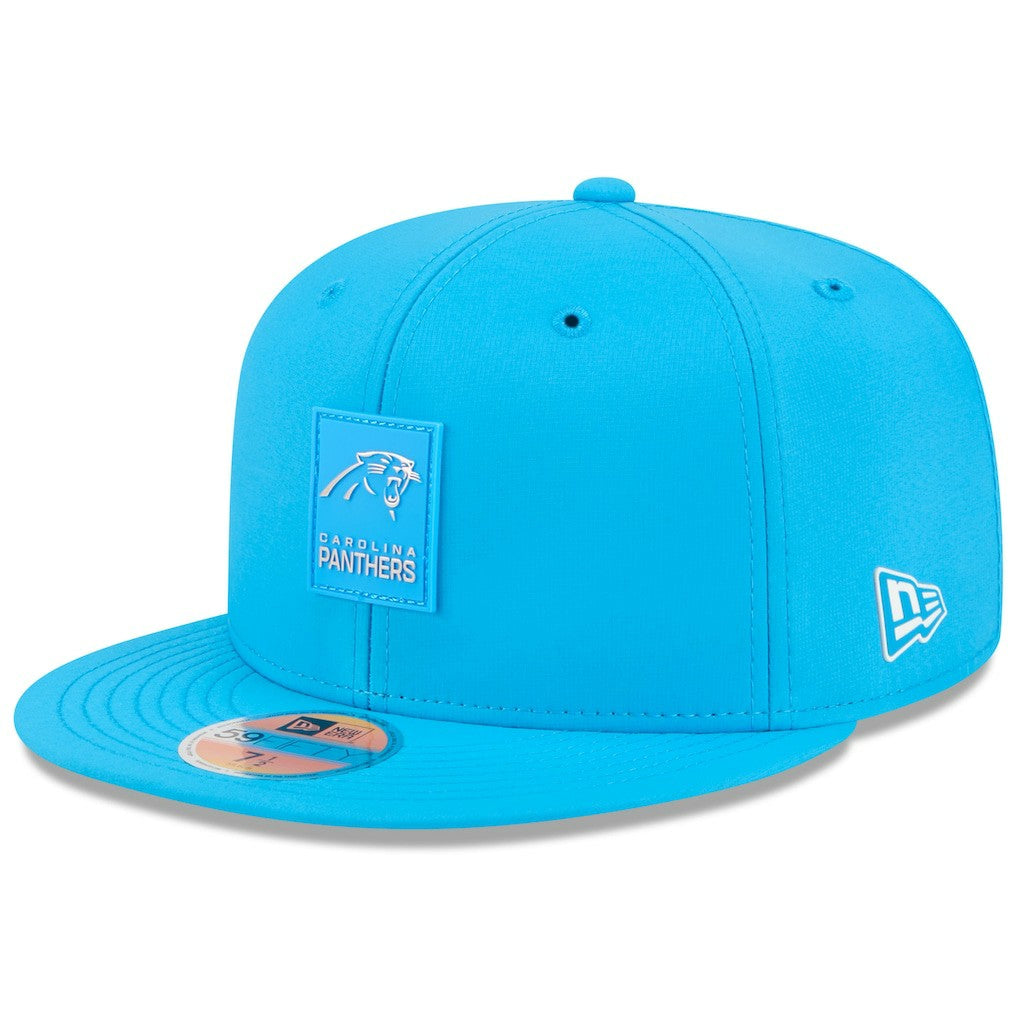 Carolina Panthers New Era 2025 Sideline 59FIFTY Fitted Hat Blue