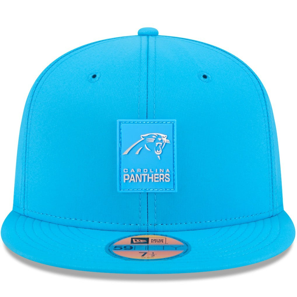Carolina Panthers New Era 2025 Sideline 59FIFTY Fitted Hat Blue