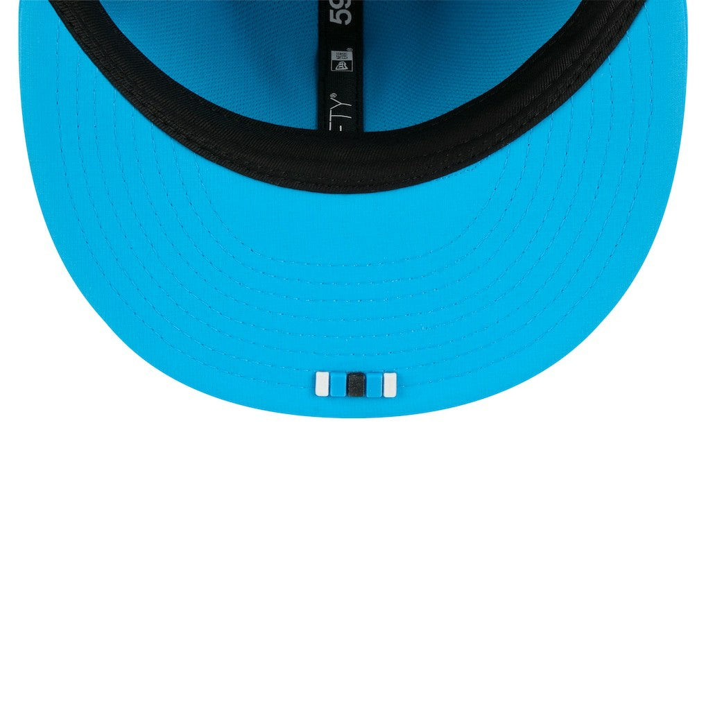 Carolina Panthers New Era 2025 Sideline 59FIFTY Fitted Hat Blue