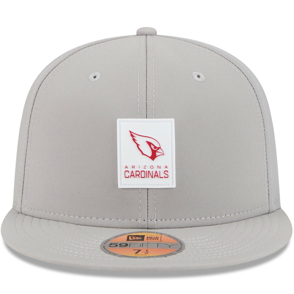 Arizona Cardinals New Era 2025 Sideline 59FIFTY Fitted Hat Gray