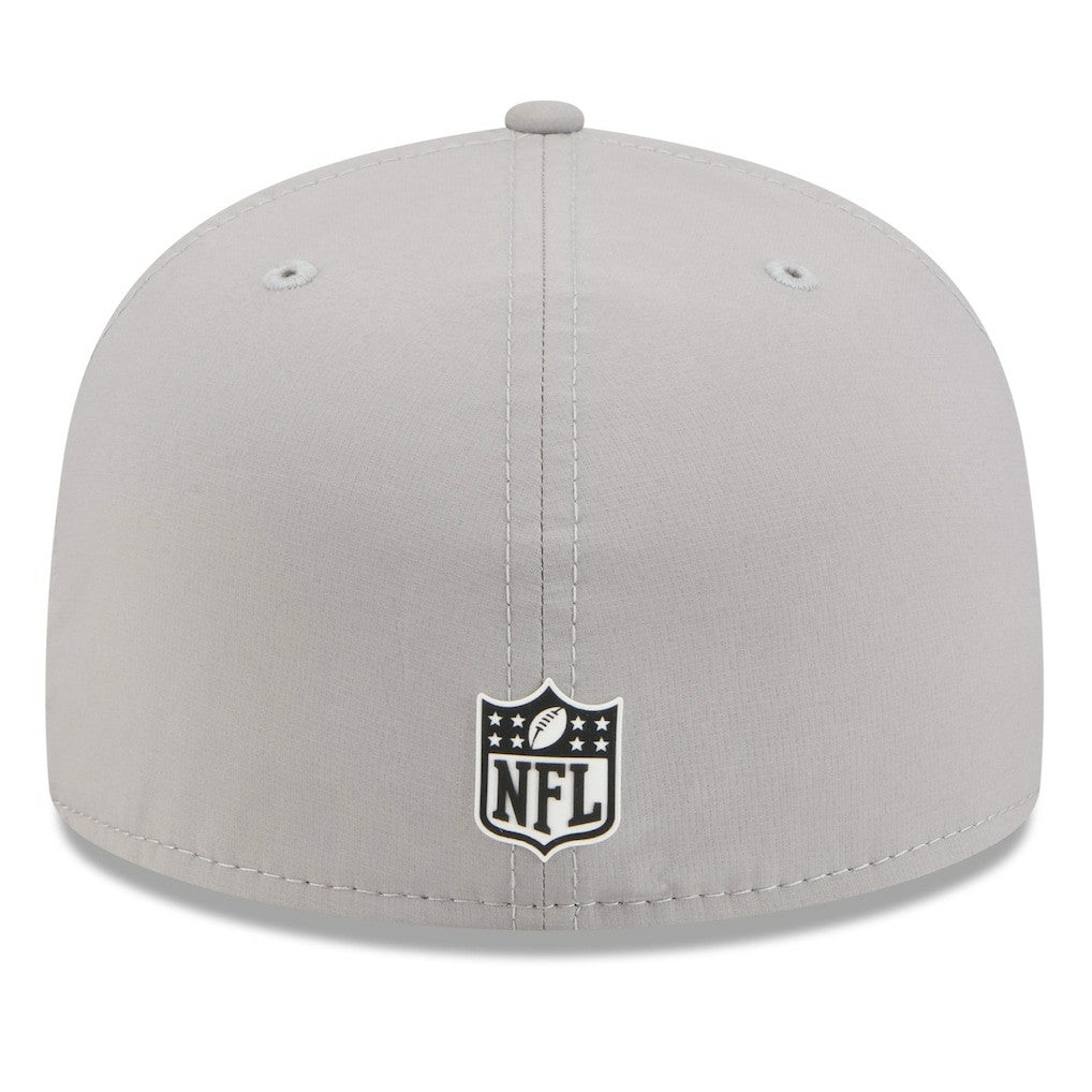 Baltimore Ravens New Era 2025 Sideline 59FIFTY Fitted Hat Gray