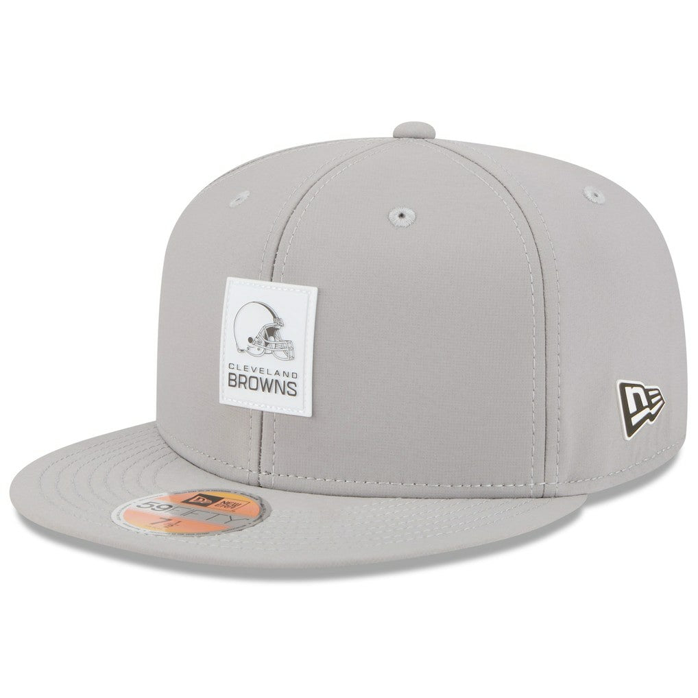 Cleveland Browns New Era 2025 Sideline 59FIFTY Fitted Hat Gray