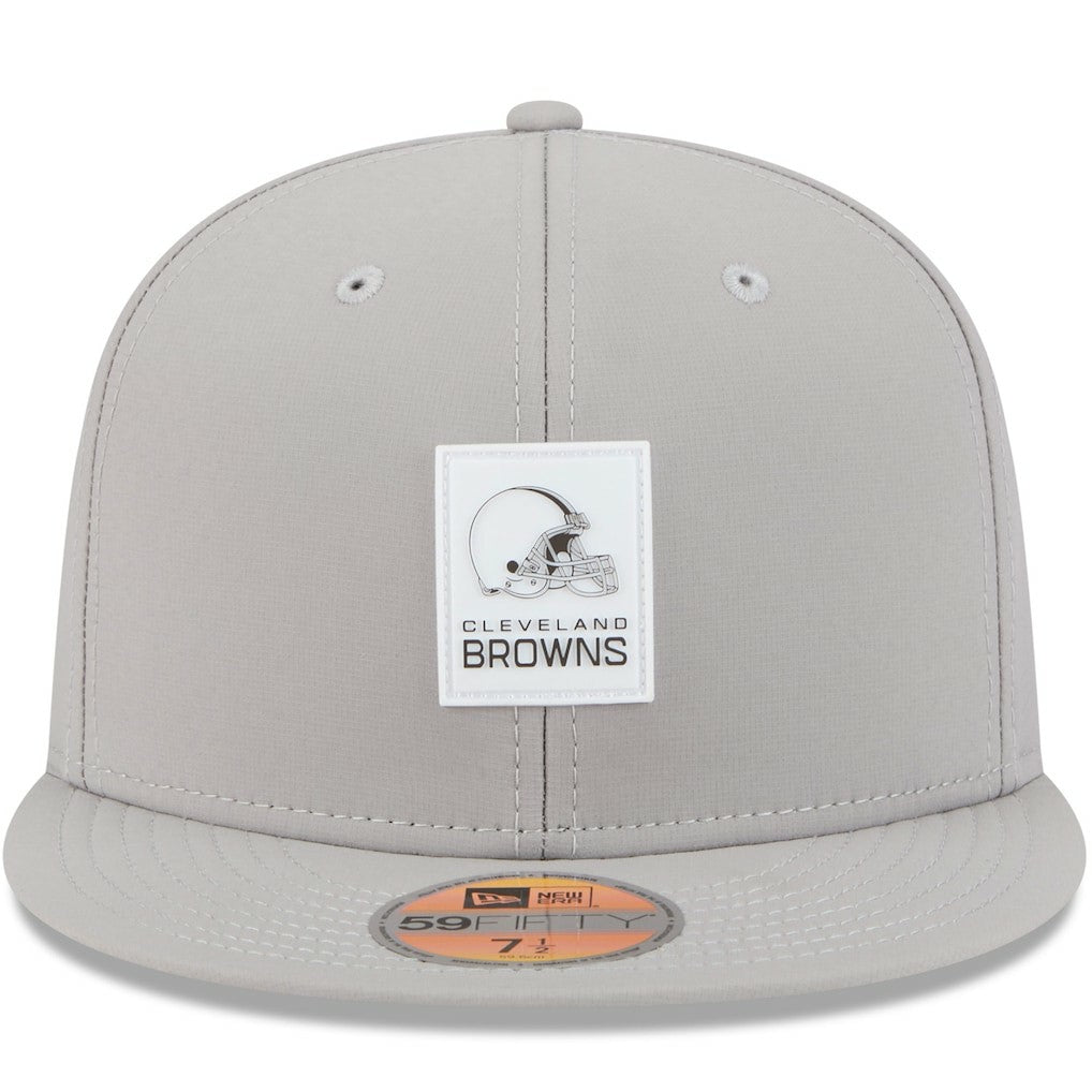 Cleveland Browns New Era 2025 Sideline 59FIFTY Fitted Hat Gray