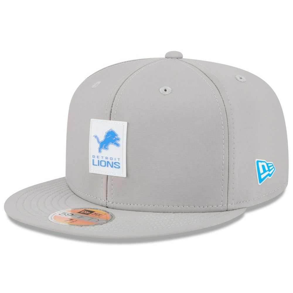 Detroit Lions New Era 2025 Sideline 59FIFTY Fitted Hat Gray