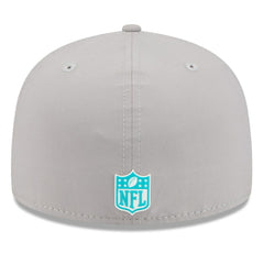 Miami Dolphins New Era 2025 Sideline 59FIFTY Fitted Hat Gray