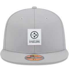 Pittsburgh Steelers New Era 2025 Sideline 59FIFTY Fitted Hat Gray