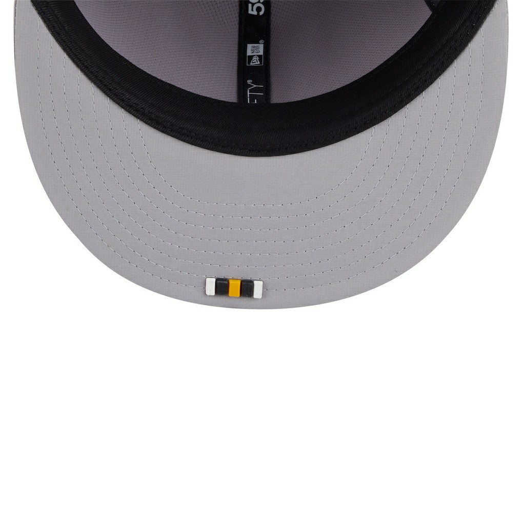 Pittsburgh Steelers New Era 2025 Sideline 59FIFTY Fitted Hat Gray