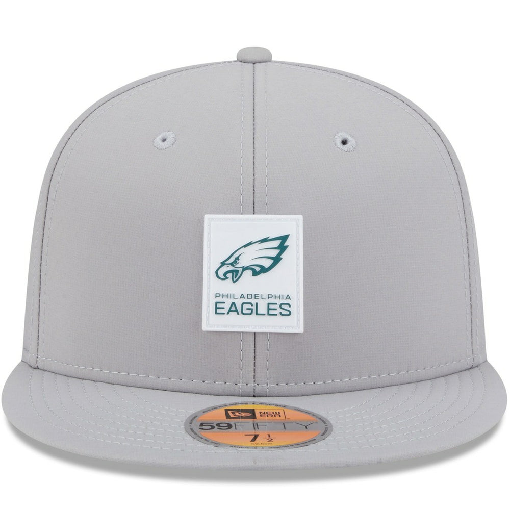 Philadelphia Eagles New Era 2025 Sideline 59FIFTY Fitted Hat Gray
