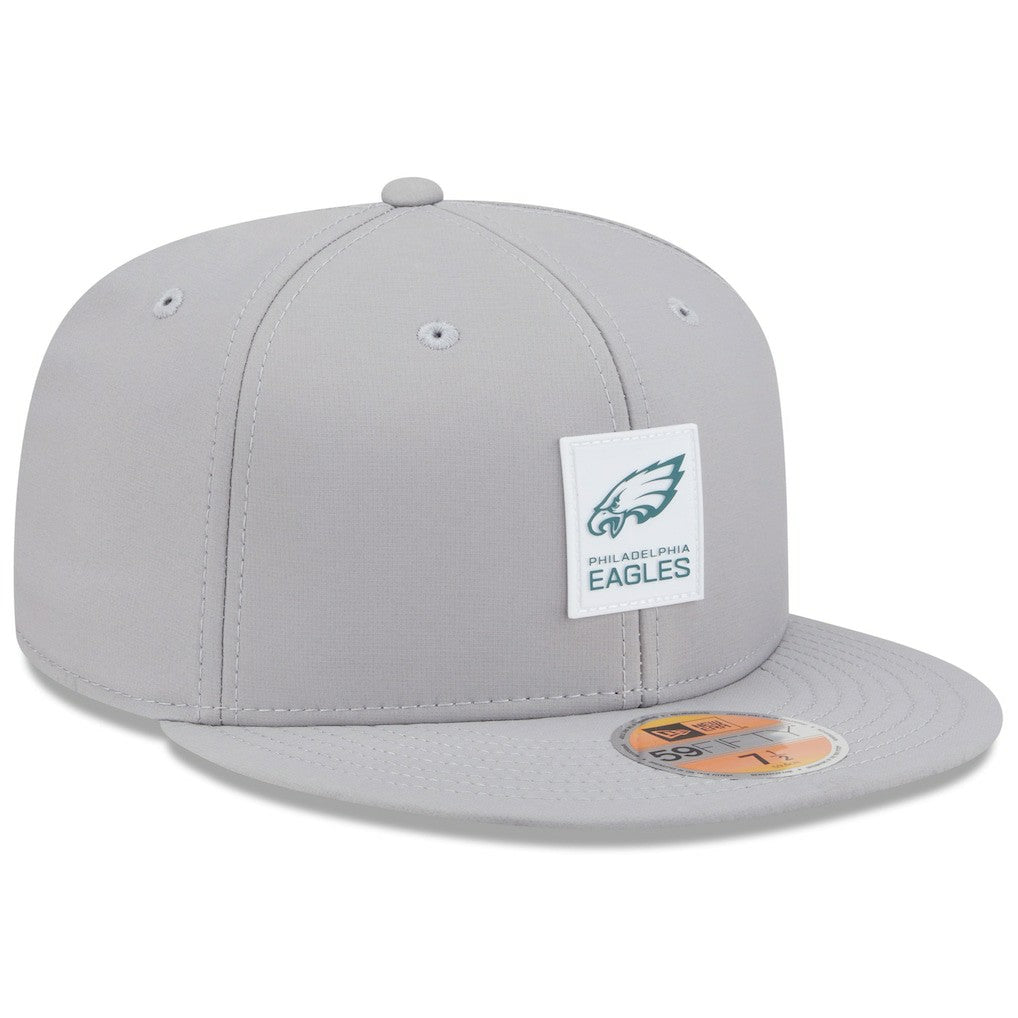 Philadelphia Eagles New Era 2025 Sideline 59FIFTY Fitted Hat Gray