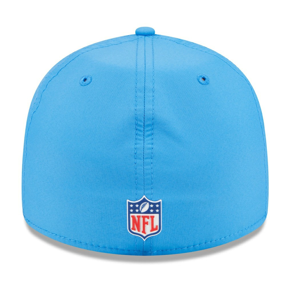 Los Angeles Chargers New Era 2025 Sideline Retro Crown 59FIFTY Fitted Hat Powder Blue