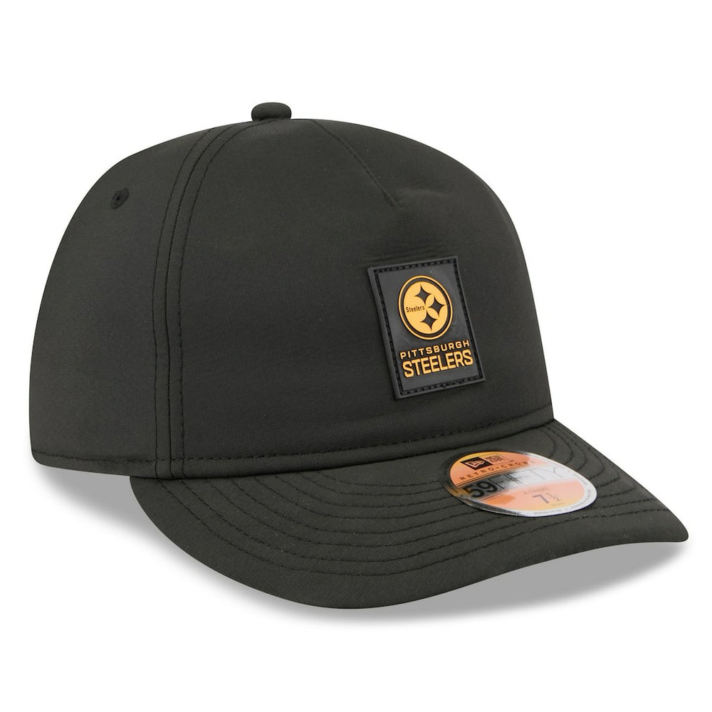 Pittsburgh Steelers New Era 2025 Sideline Retro Crown 59FIFTY Fitted Hat Black