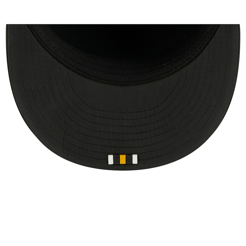Pittsburgh Steelers New Era 2025 Sideline Retro Crown 59FIFTY Fitted Hat Black
