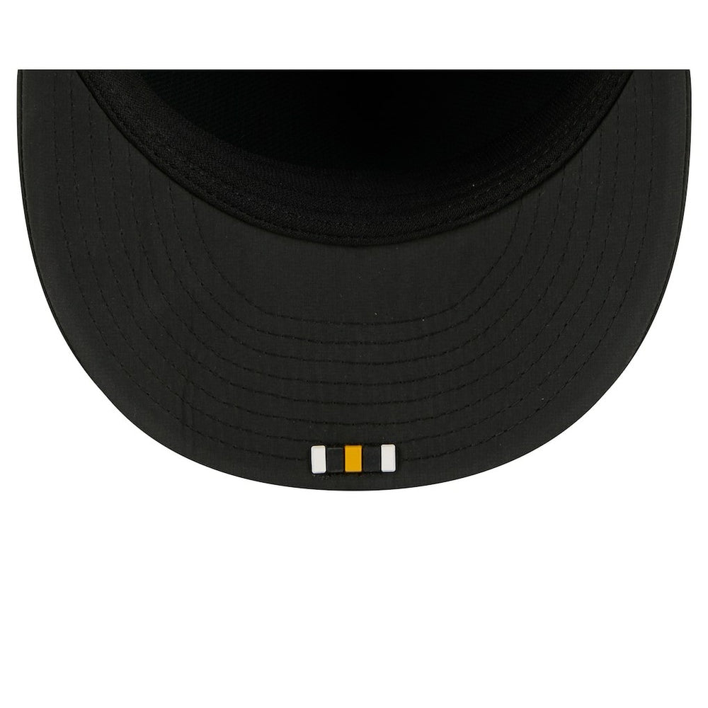 Pittsburgh Steelers New Era 2025 Sideline Retro Crown 59FIFTY Fitted Hat Black