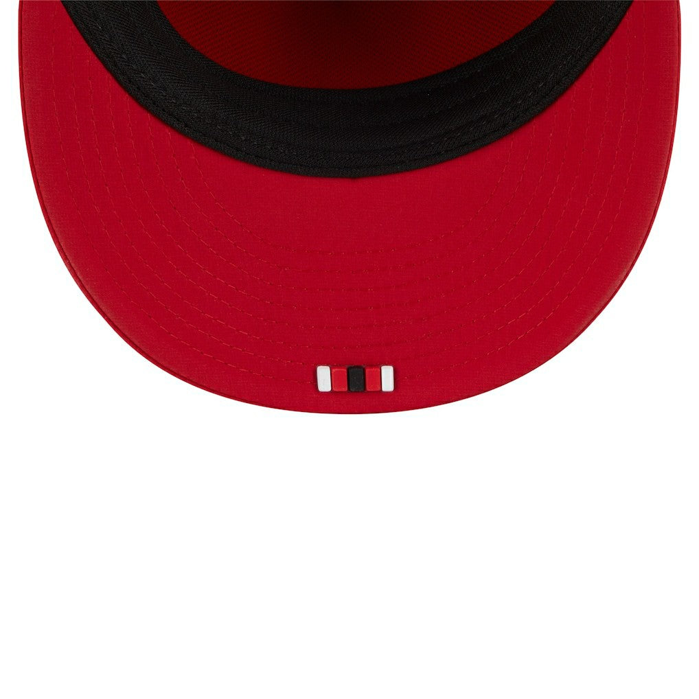 San Francisco 49ers New Era 2025 Sideline Retro Crown 59FIFTY Fitted Hat Scarlet