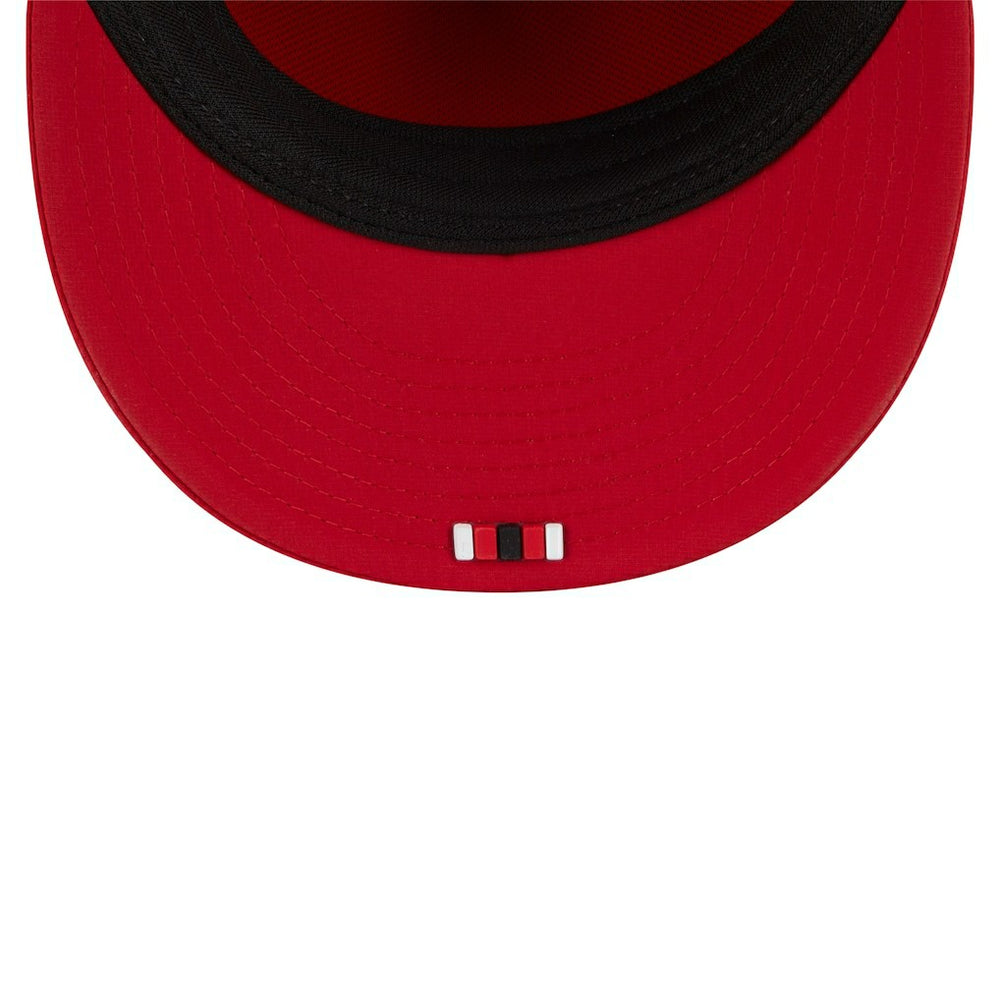 San Francisco 49ers New Era 2025 Sideline Retro Crown 59FIFTY Fitted Hat Scarlet