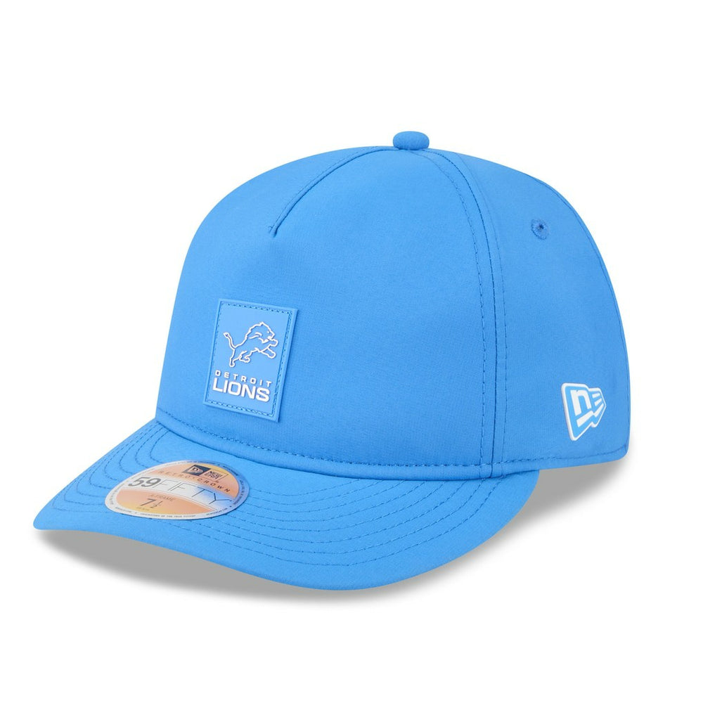 Detroit Lions New Era 2025 Sideline Retro Crown 59FIFTY Fitted Hat Blue