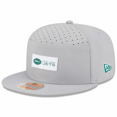New York Jets New Era 2025 Sideline Split Panel 9FIFTY Snapback Hat Gray