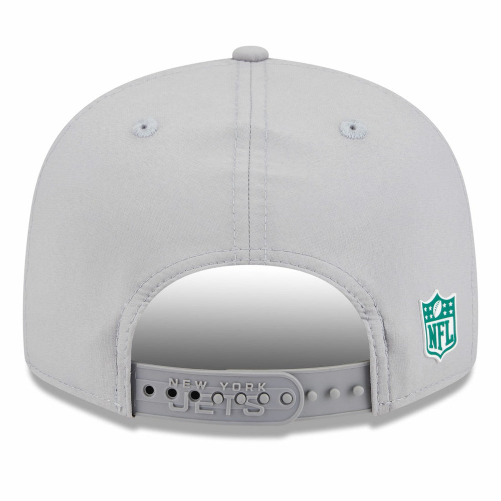 New York Jets New Era 2025 Sideline Split Panel 9FIFTY Snapback Hat Gray