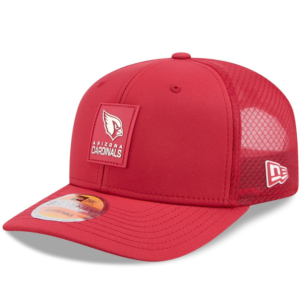 Arizona Cardinals New Era 2025 Sideline 9SEVENTY Trucker Adjustable Hat Cardinal