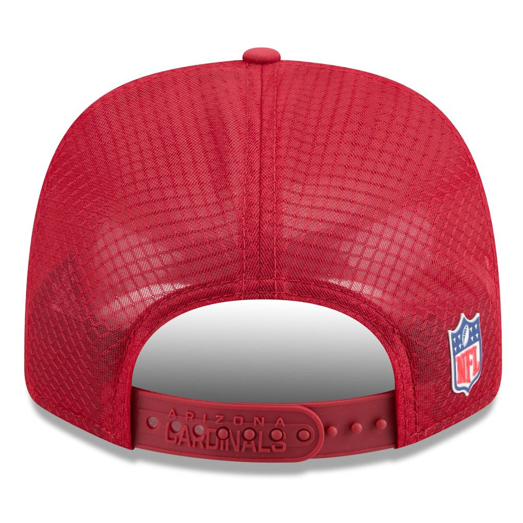 Arizona Cardinals New Era 2025 Sideline 9SEVENTY Trucker Adjustable Hat Cardinal