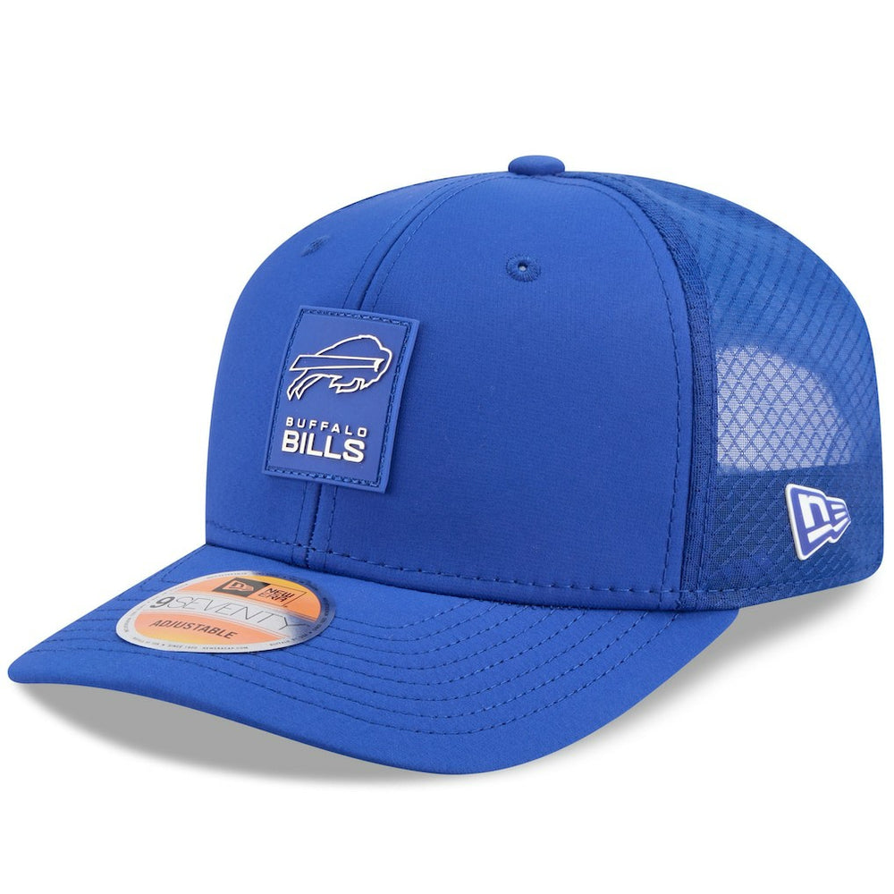 Buffalo Bills New Era 2025 Sideline 9SEVENTY Trucker Adjustable Hat Royal