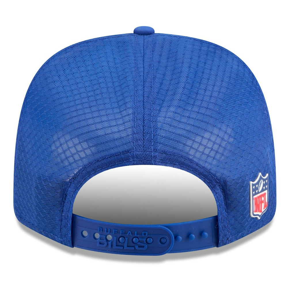 Buffalo Bills New Era 2025 Sideline 9SEVENTY Trucker Adjustable Hat Royal