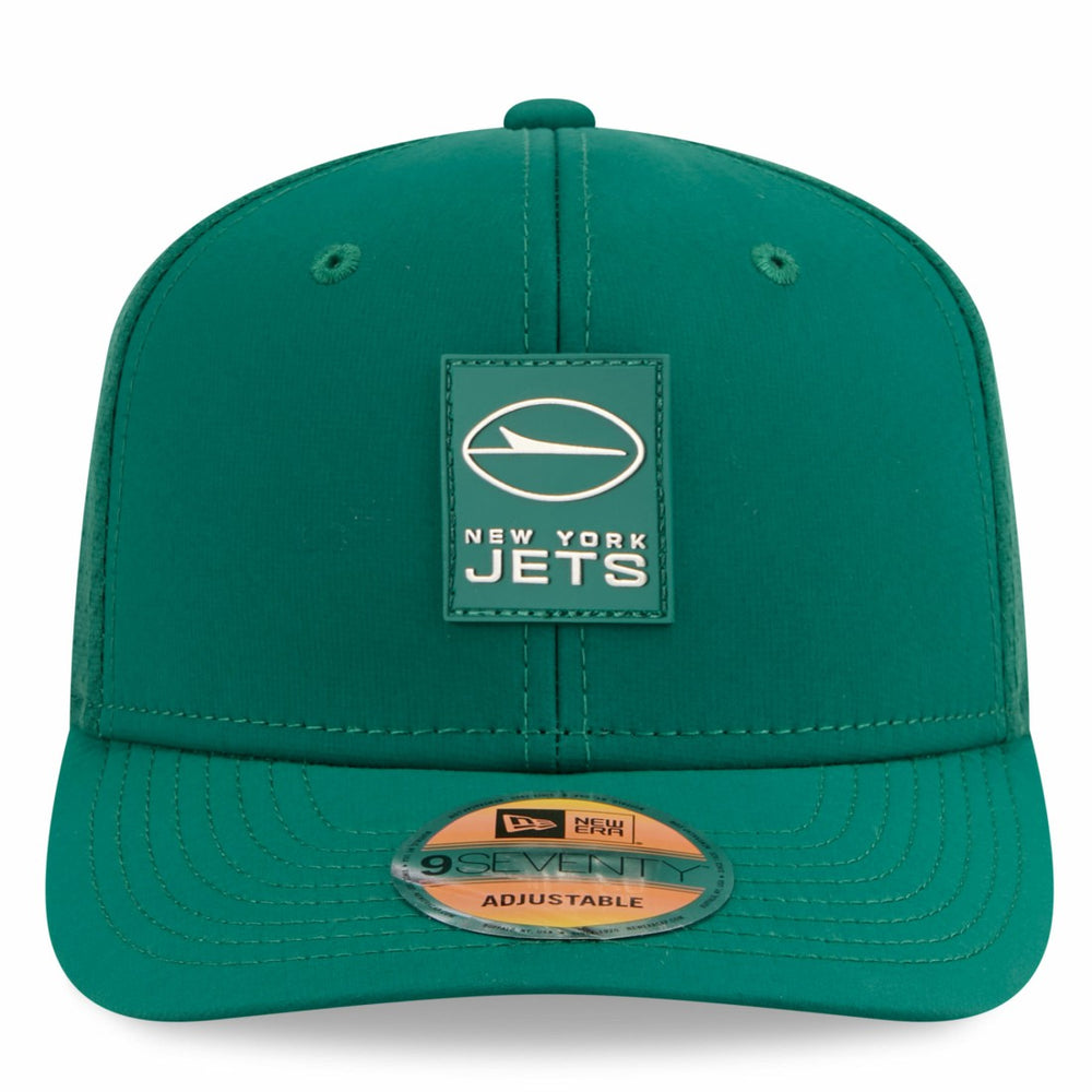 New York Jets New Era 2025 Sideline 9SEVENTY Trucker Adjustable Hat Green