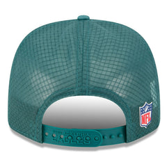 Philadelphia Eagles New Era 2025 Sideline 9SEVENTY Trucker Adjustable Hat Green