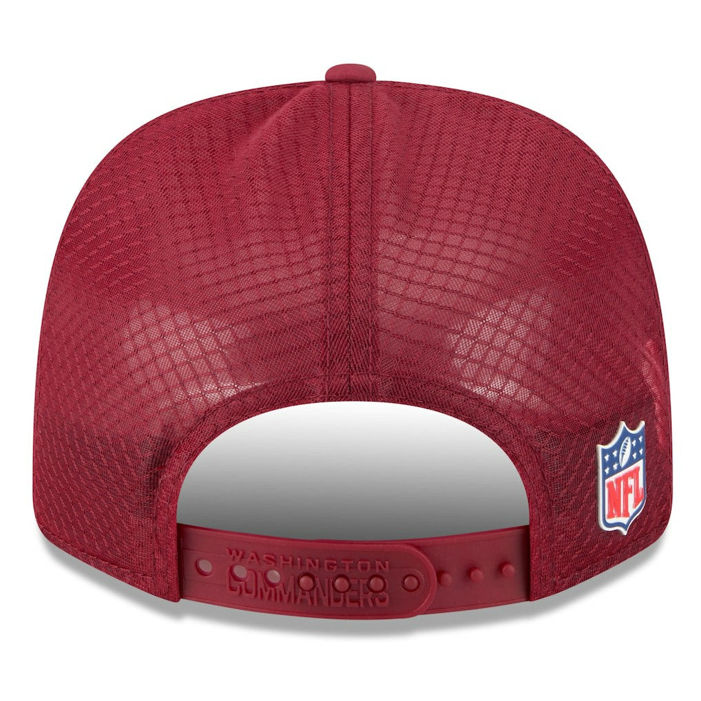 Washington Commanders New Era 2025 Sideline 9SEVENTY Trucker Adjustable Hat Burgundy