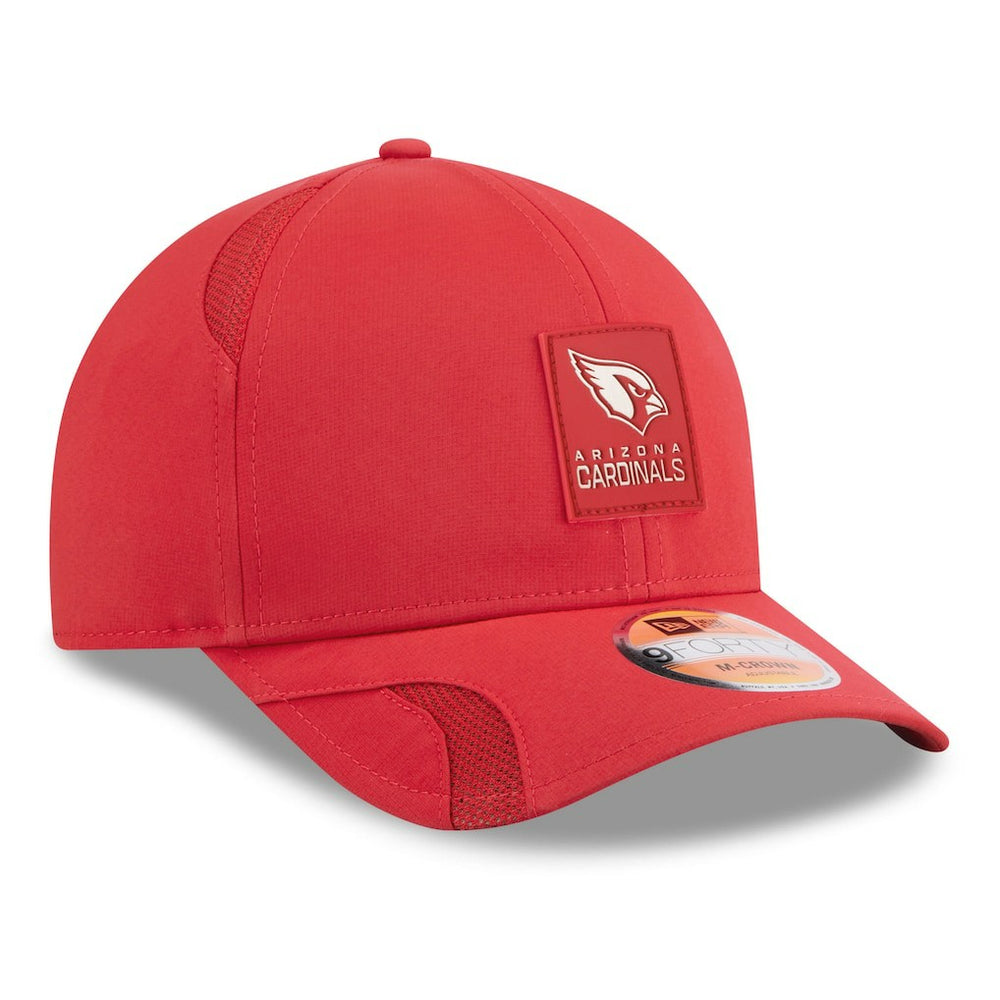 Arizona Cardinals New Era 2025 Sideline M-Crown 9FORTY Adjustable Hat Cardinal