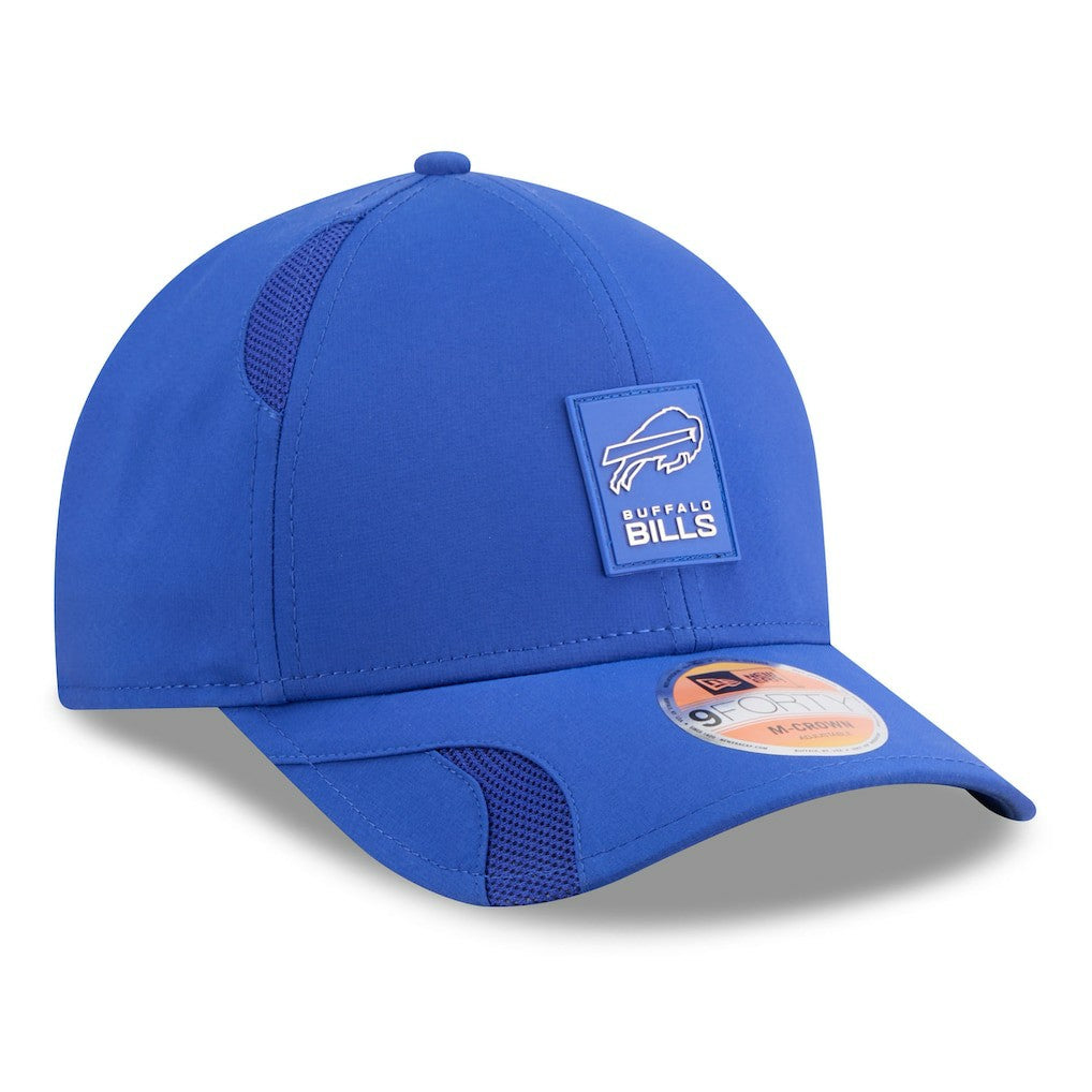 Buffalo Bills New Era 2025 Sideline M-Crown 9FORTY Adjustable Hat Royal